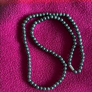 Classic Black Beaded Necklace